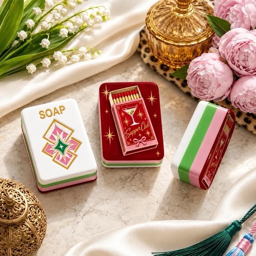 Retro supper club matchbox - supper,