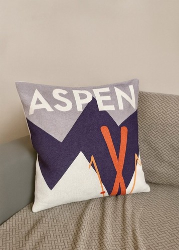 Aspen needlepoint copricuscino - aspen,